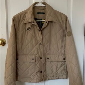 Ralph Lauren Tan Quilted Jacket